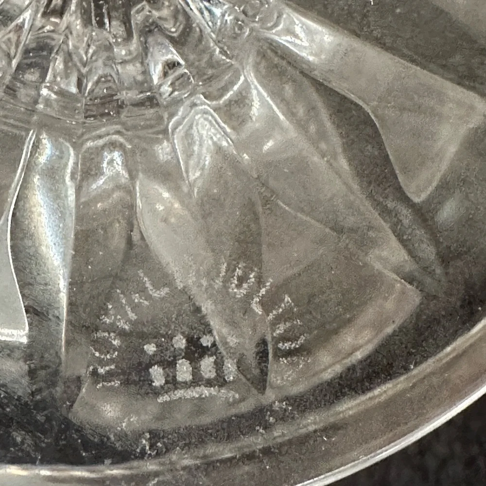Vintage Royal Doulton Etched Crystal Tealight Candle Holder with Hurricane Lamp